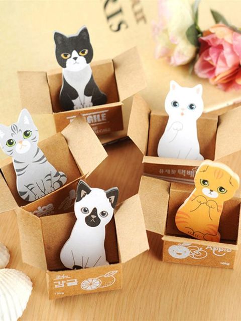 Cute brevpapir tegneserieæske hundenoter klistermærker Børn Student &amp; kontor Fødselsdag Forretningsskrivning Gaver