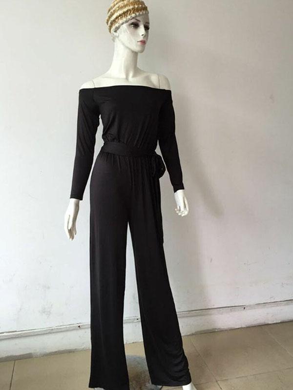 Konur kynþokkafullar stroplausar jumpsuit af axlabuxum með taumband dömuveislu næturklúbbi Slim frjálslegur jakkaföt