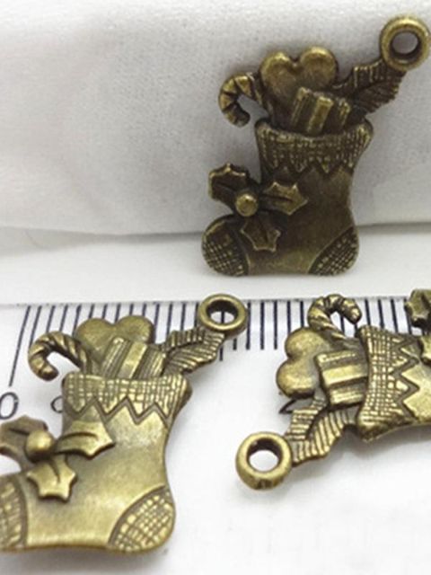 Tee-se-itse Retro joulusaappaat sukat Muotikorut parhaalle ystävälle -joululahjaksi