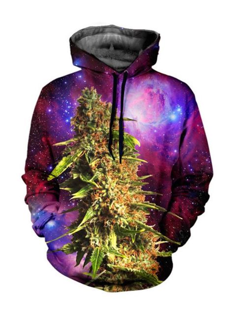 Hausttíska frjálslegur himinn Harajuku hettupeysur með löngum ermum Loose Pullovers Outwear