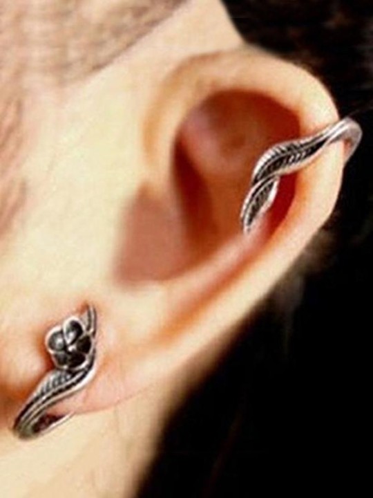 Mode féminine nouvelle personnalité style punk serpent oreille manchette oreille clip oreille boucles d&#39;oreilles