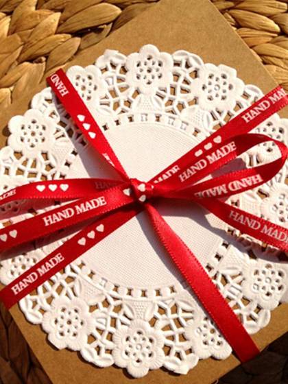 25 Yard Red String Cords Geschenk Verpackung Seil Wrap Handwerk machen Dekor Seil String Handmade Packaging Ribbon