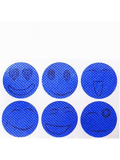 Myggeafvisende klistermærke Smil ansigtsmønster Type 6 stk Anti-mygværktøj til baby-myggeafvisende patch