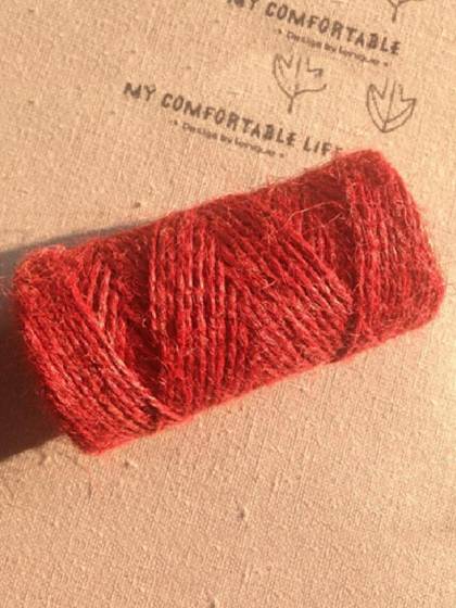 Muoti langanaru narun langasta maalaismaiset kielijohdot lahjapakkaus hamppu köysi kääriä käsityö tekeminen sisustus köysi merkkijono käsintehty 50m / rulla