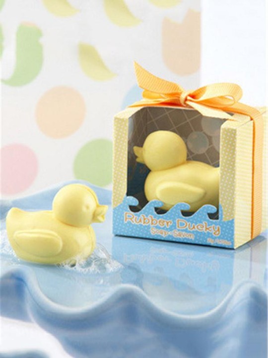 Skapandi gjöf Handgerð lítill ilmandi sápa Gul önd hönnunarsápa fyrir brúðkaupsjólaveislu