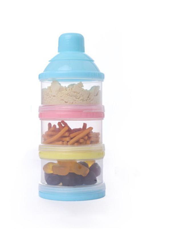 Nouveau Portable Bébé Nourriture Lait En Poudre et Bouteille Alimentaire Conteneur 3 Cellules Grille Boîte