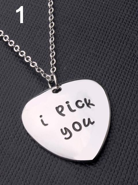 Nueva moda carta de amor cadena colgante collar amantes de la joyería Neckla