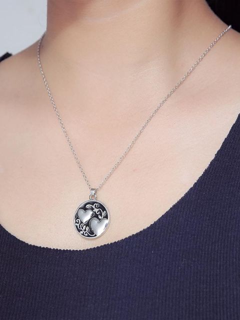 Nueva moda Heat Drop Love Motto cadena colgante, collar, accesorios de la joyería, regalos