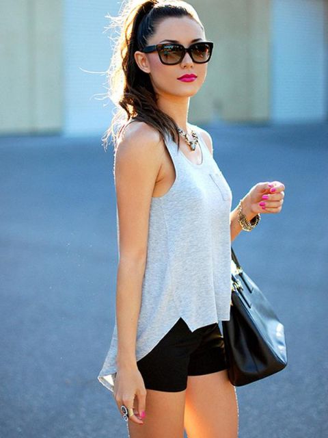 Frauen neue mode sexy ärmellose weste lose t-shirts sommer casual baumwolle tops bauchfreies top