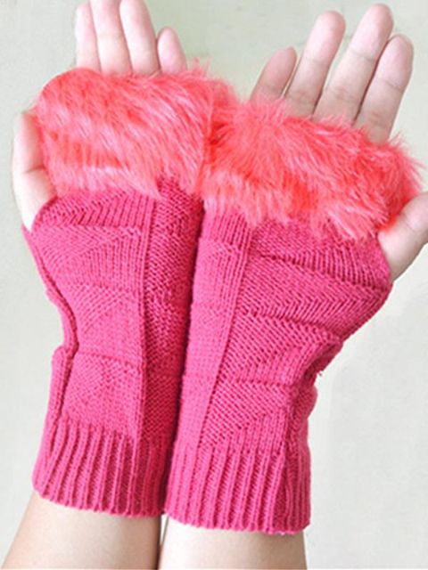Muoti Naisten Pitkät Käsineet Sormettomat Syksy Talvi Neulotut Käsineet Tytöt Ihanat Lämpimät Twist Hihat Käsineet
