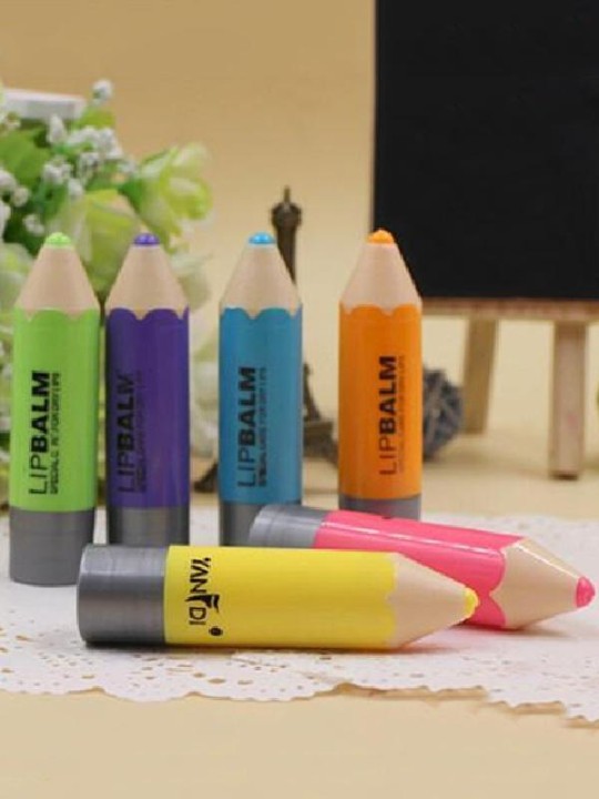 Nyt super tilbud! 2015 New Brand Lovely Nature Organic Lip Balm Læbestift Cute Lip 6 Dream Pencil Læbepomade Tube Moisturizing