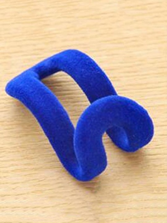 5 PCS Random Color Home Creative Mini Flocking Clothes Hanger Easy Hook Closet Organizer