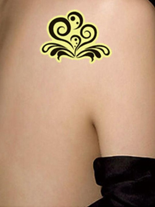 Unisex Muoti Musiikki Sun Star Noctilucous Vedenpitävä Tatuointi Tarrat Tarrat Väliaikainen tatuointi