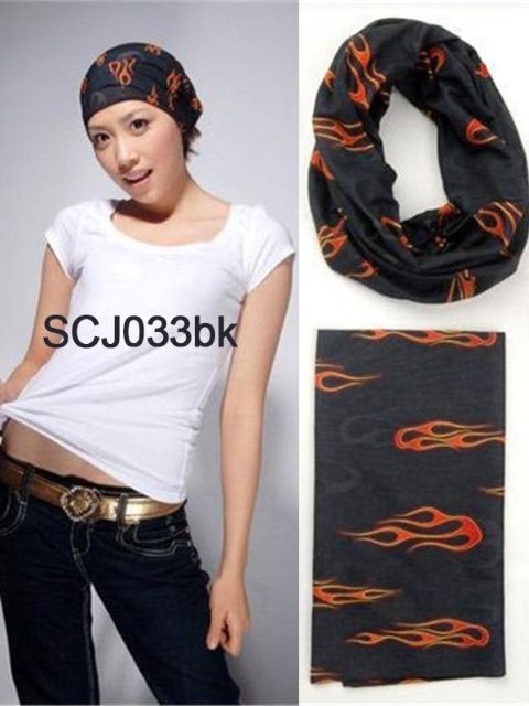 Cool cykelhuvudcykel Cykelhuvud Halsduk Anti-UV Bandanas Mask Cykel Turban Fire Birds Blommatrycksdukar Cykling Sport Pannband