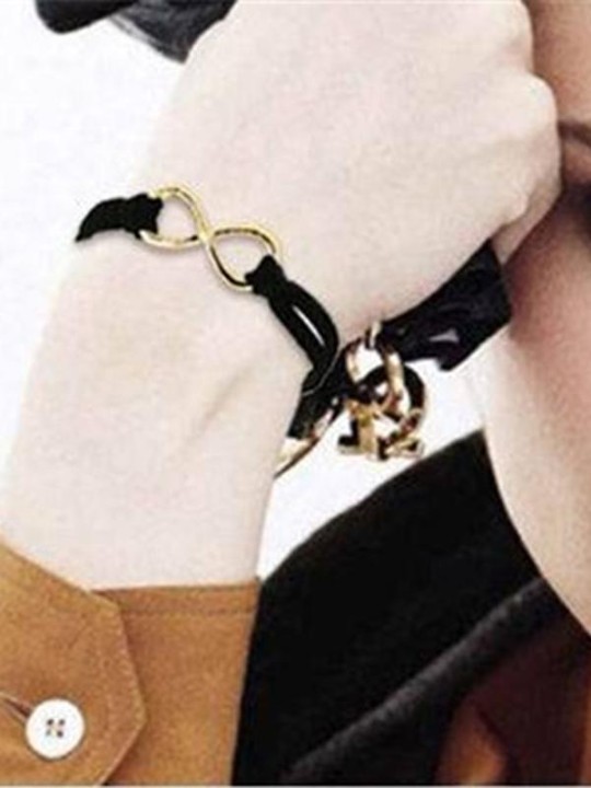 Dammode Ny oändlighetssymbol metallkedja armband