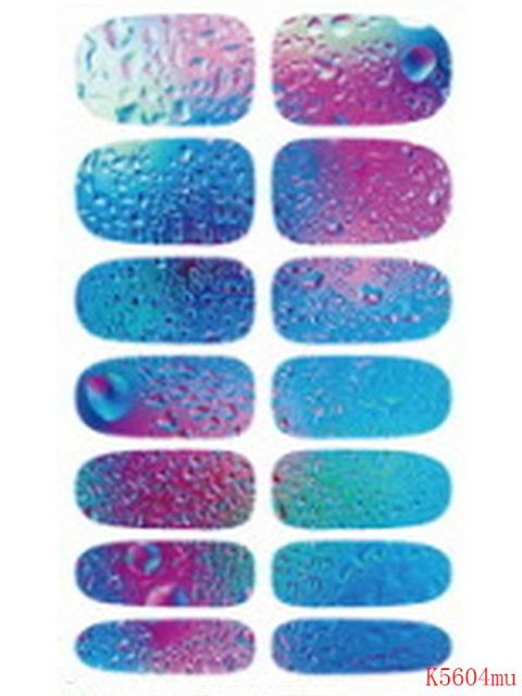 Women's  DIY Makeup Mysterious Black Fantasy Pattern Nail Art Decals Nails Wraps  Nail Tools Manicure