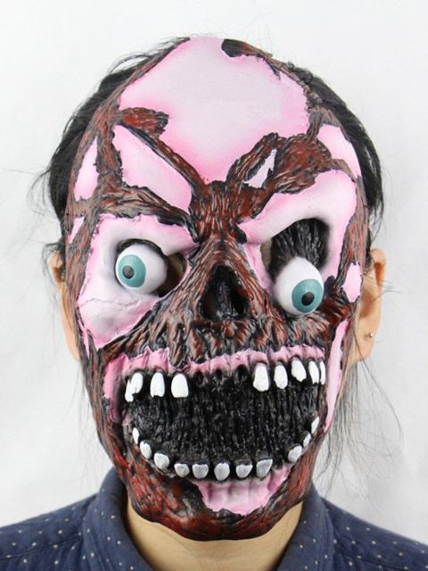 Horrible Zombie Skull Face Mask Halloween Dance Party Use Accessories
