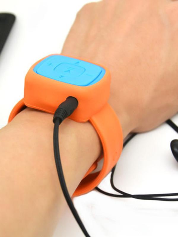 Tíska Mini úlnliðsúr armband Sport MP3 tónlistarspilari Vatnsheldur úlnliðs MP3 spilari (ekkert SD kort)