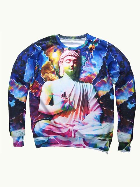 Fashion Autumn Long Sleeve Coat Hoodie Casual Sport Double Side Print Pullover Sweatshirt