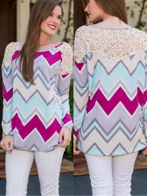 Naisten kuuma syksy muoti pitkähihainen ohut rento toppi t-paita peruspaita