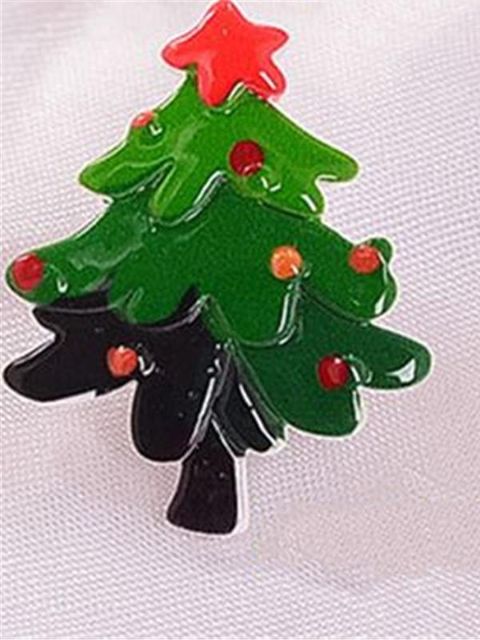 Resin Kids Joulukuusi / Sukat / Lumiukko / Kellot kuvio Hiusnapsautukset Asusteet Naisille Joululahja Barrettes Pään Hiusneulat Korut