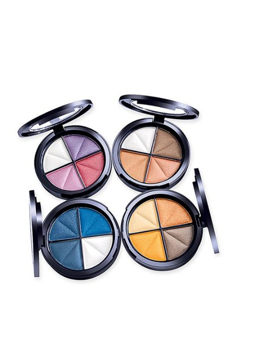 Fagleg Portable Waterproof 4 Litur Augnskuggi Bare Makeup Fegurð Makeup Palette