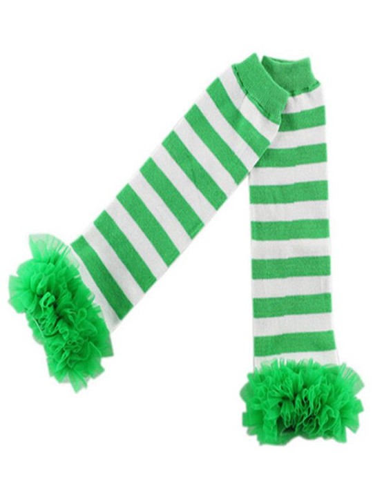 Nya barnremsor med mesh spets Halloween julstrumpa benvärmare