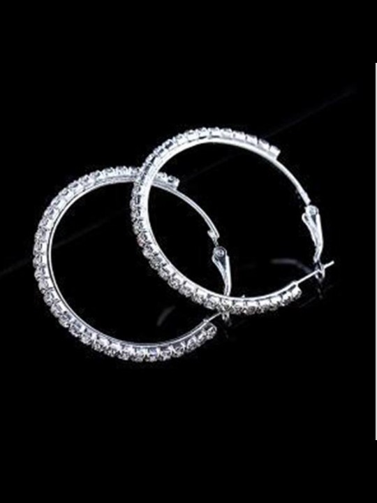 Damenmode Diamant Ohrringe hohe Qualität Braut Ohrringe Kreis Ohrringe