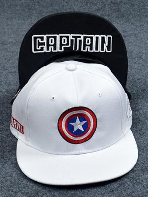 Running Man Yoo JaeSeok Same Baseball Cap The Avengers Captain America Shield Five-pointed Star Peaked Cap Casual Hat