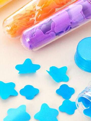 1pcs Portable Tube Soap Petals For Travel Practical Scented Soap Bath Flakes Childhand Washing