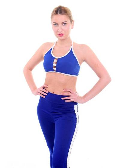 Women's Exercise Sport Sexy Halter Candy Color Crop Top Cotton Seamless Yoga Sports Vest