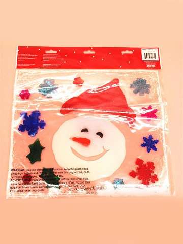 Christmas Home Decoration Cute Santa Claus Snowman Star Snowflakes Tree Stickers Wall Window Stickers