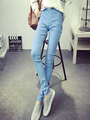 Autumn Fashion Elasticity Slim Fit Pencil Pants Trousers Leggings Skinny
