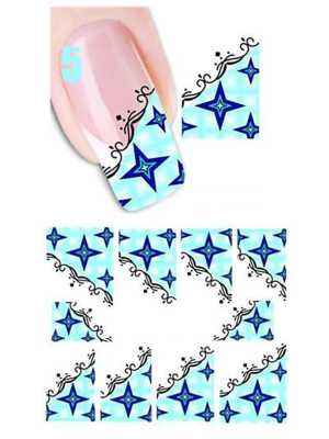 Women Fashion 3D Nail Art Tips Stickers Nail DIY Design Manicure Decals Nail Art Water Nail Art Decal / Tattoo / Sticker