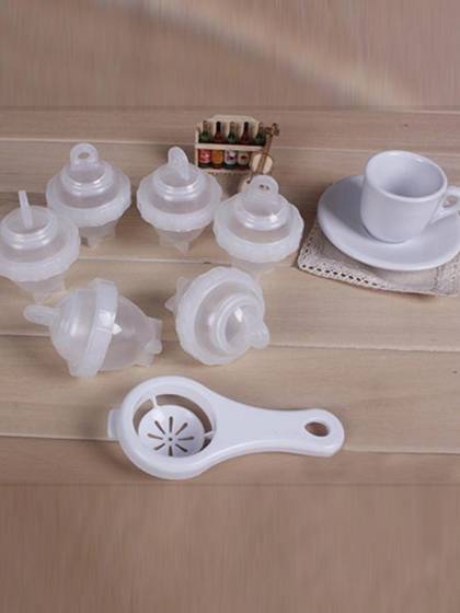 Kitchen Tool 6 Hard-Boiled Egg Cooker Mold Mould Baking Steamer