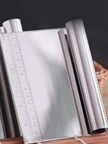 Stainless Steel Pizza Dough Scraper Cutter Kitchen Flour Pastry Cake Tool