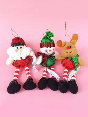 Fashion Xmas Santa Claus Snowman Bear Cute Christmas Door Decor Christmas Decoration