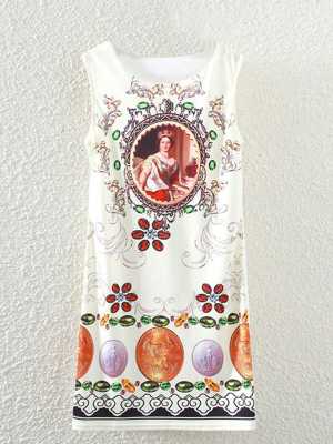 Women Fashion Sleeveless Vintage 3D Printed Blouse Shirt Vest Tank Tops