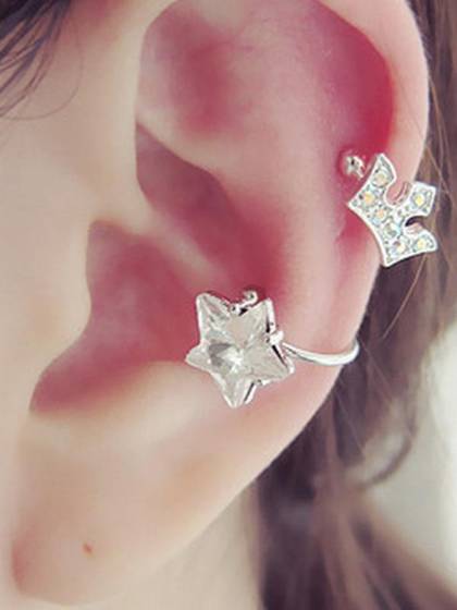 Female Pearl Buckle Temperament Women's Studs Earrings