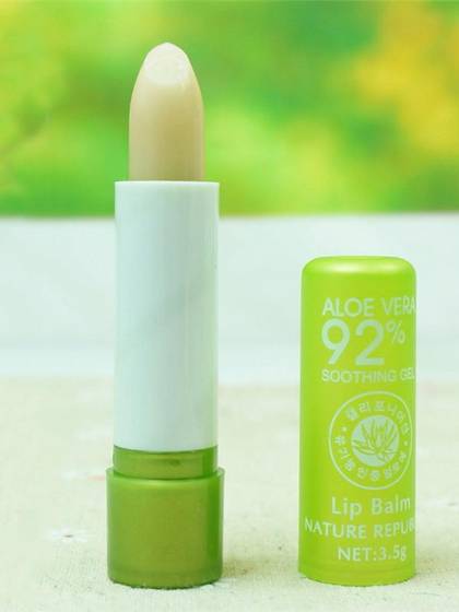 Waterproof Magic lip Pure Aloe Vera Gel Mouth Red-billed Lipsticks Lip Beauty Dry Lip Balm