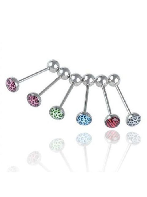 Hot Wholesale Fashion  Drip Tongue Piercing Tongue Ring