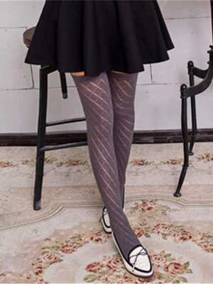 Fashion Wild  Solid Color Warm Knitting Stockings  Knee High Thick Socks