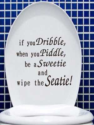 Creative English Alphabet Stickers PVC Material Funny  Wall Paper Bathroom Decor