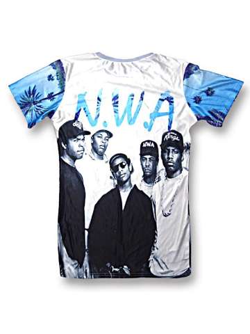 Fashion Hot 3D Print N.W.A Campton Casual Cotton Short Sleeves T-shirt Tops Tees