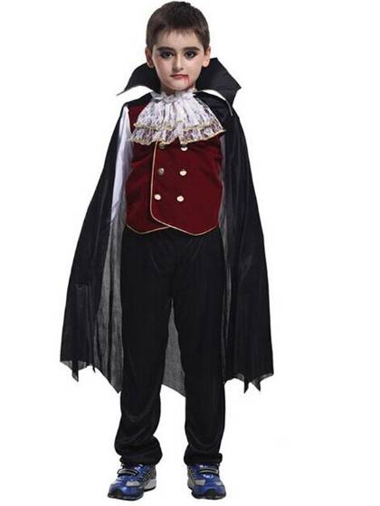Children Count Vampire Makeup Clothing Costume Suit Halloween Fancy Outfits Kids Costume