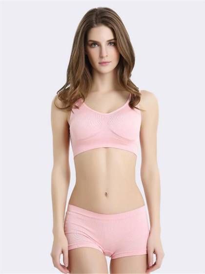 Women Fashion Breathable Shockproof Wirefree Yoga/Sport/Sleep/Breast-feeding Racerback Bra Crop Tank Top In 6 Color