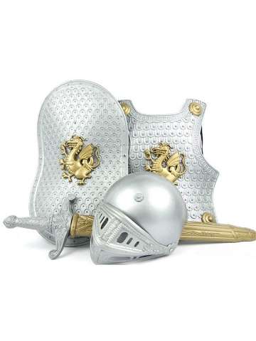 Halloween Props Simulation Roman Armor Warrior Helmet Shield Sword Props Toys For Children