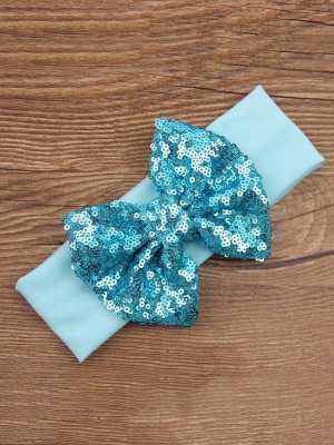 2015 New Kids Fashion Sequined Hairband Bow Hair Band