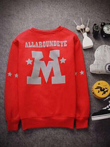 Men Women Casual Hoodies Letters Print Sweatshirts Swag Clothes Harajuku Reflective Hip Hop Sweat Couples Tracksuits Pullovers Tops