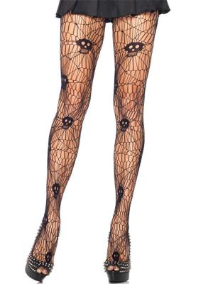 Black Skull Fashion Women Sexy Socks Fishnet Net Mesh Pantyhose Stocking Tights Pantyhose & Stockings